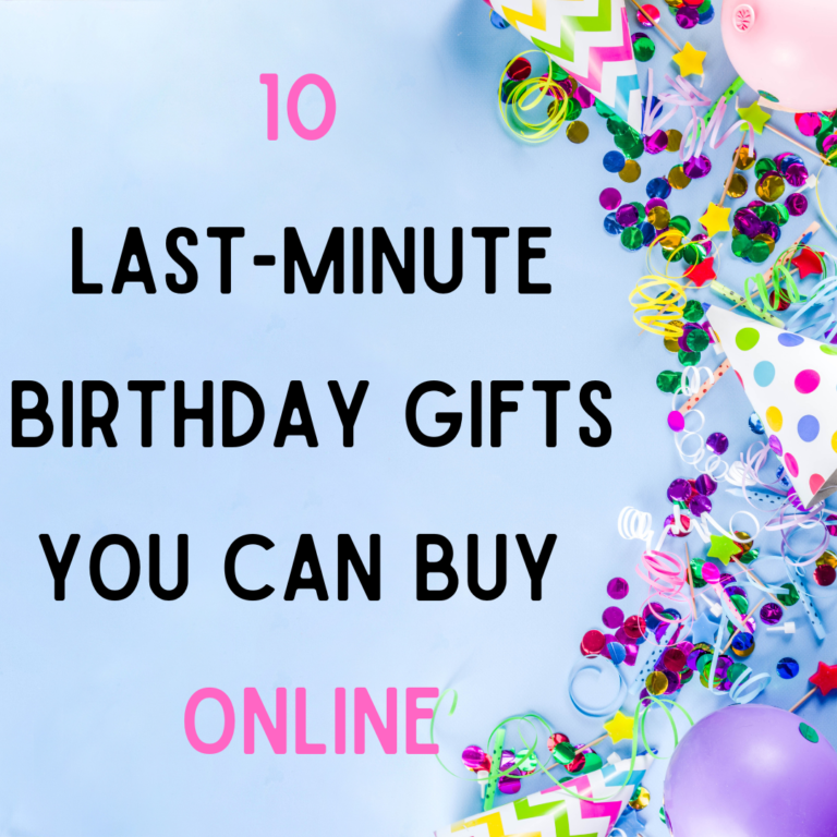 10 Last-Minute Birthday Gifts You Can Quickly Buy Online